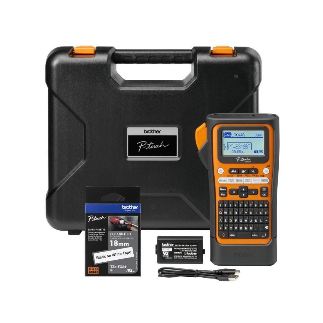 Brother PT-E310BTVP Industrial Handheld Label Printer Rechargeable Battery