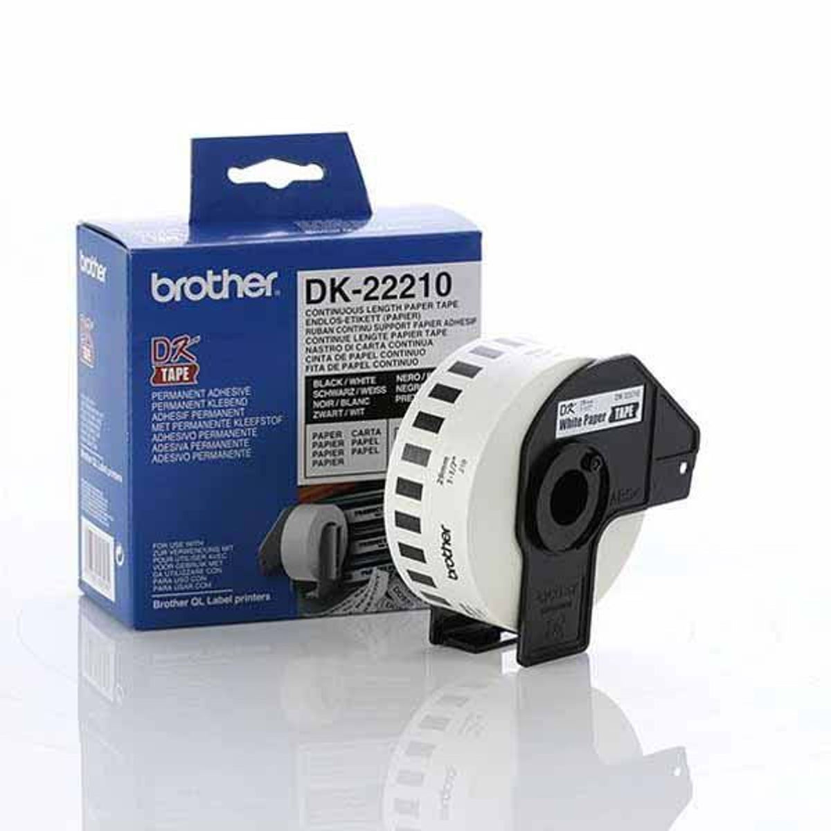 Brother White Continuous Paper Roll 2.9x 30.5m Direct Thermal