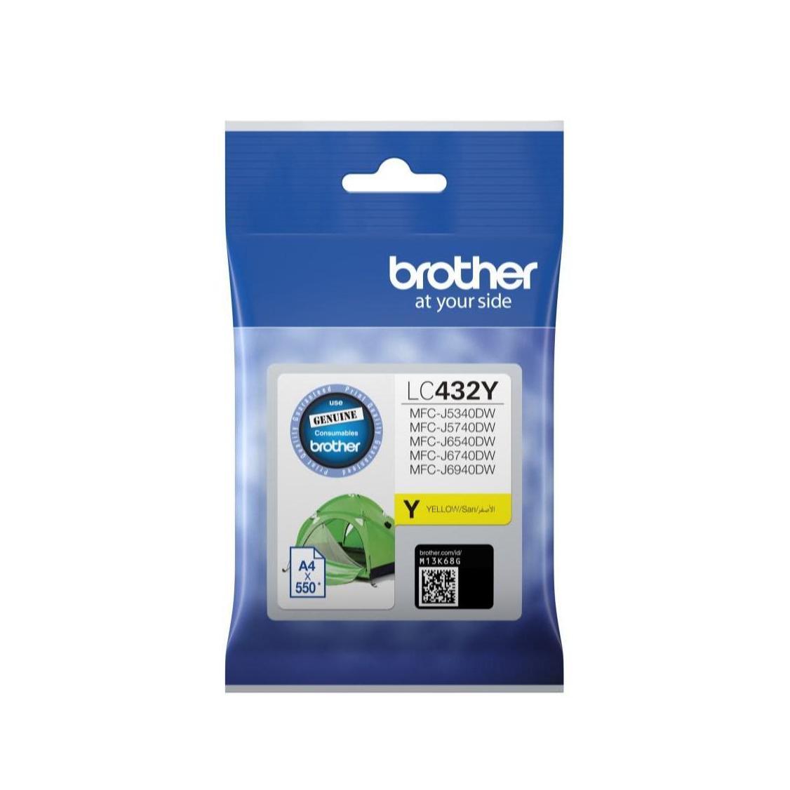 Brother Yellow Ink Cartridge for MFC-J5340DW Up to 550 Pages