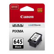 Canon PG-645 Black Standard Yield Inkjet Ink Cartridge 180 Pages