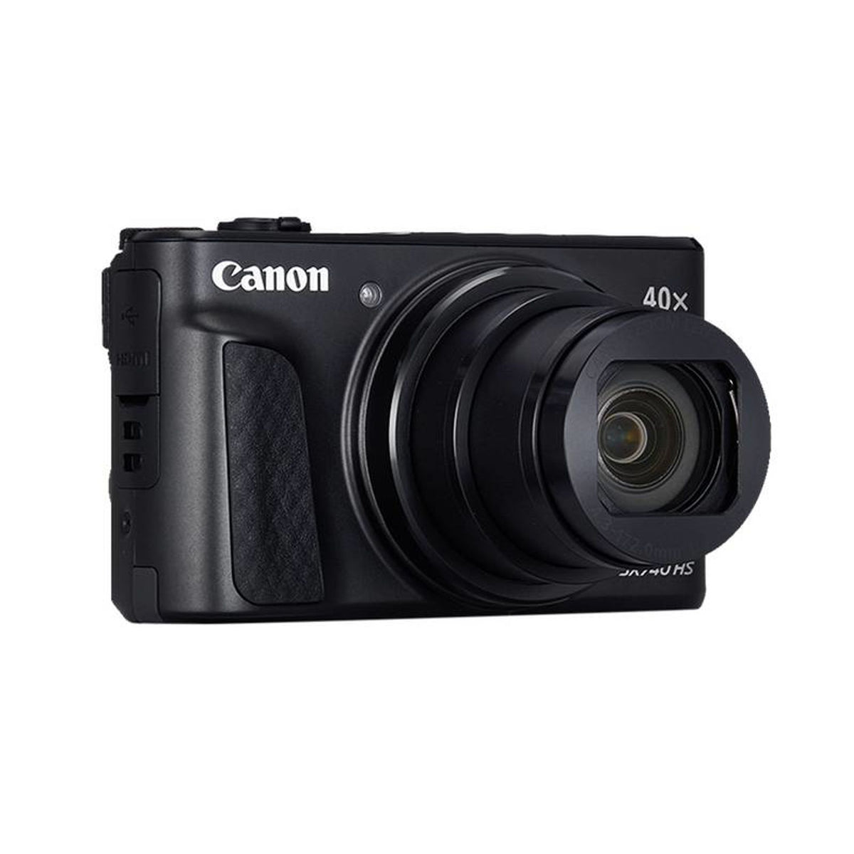 Canon PowerShot SX740 HS 20.3 Megapixel Compact Camera - Black - 1/2.3" Sensor