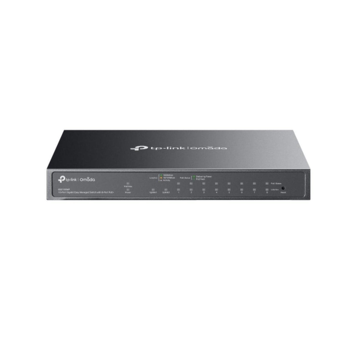 (CH)TP-Link ES210GMP Omada 10-Port Gigabit Easy Managed Switch with 8-Port PoE+