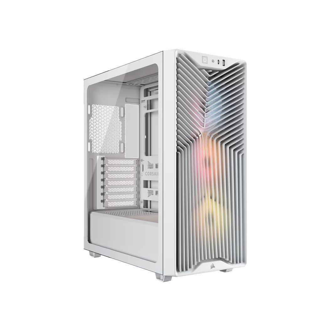 Corsair 3200D RS White ARGB Mid-Tower PC Case ATX mATX ITX 400MM GPU 165MM CPU 360MM RAD USB-C
