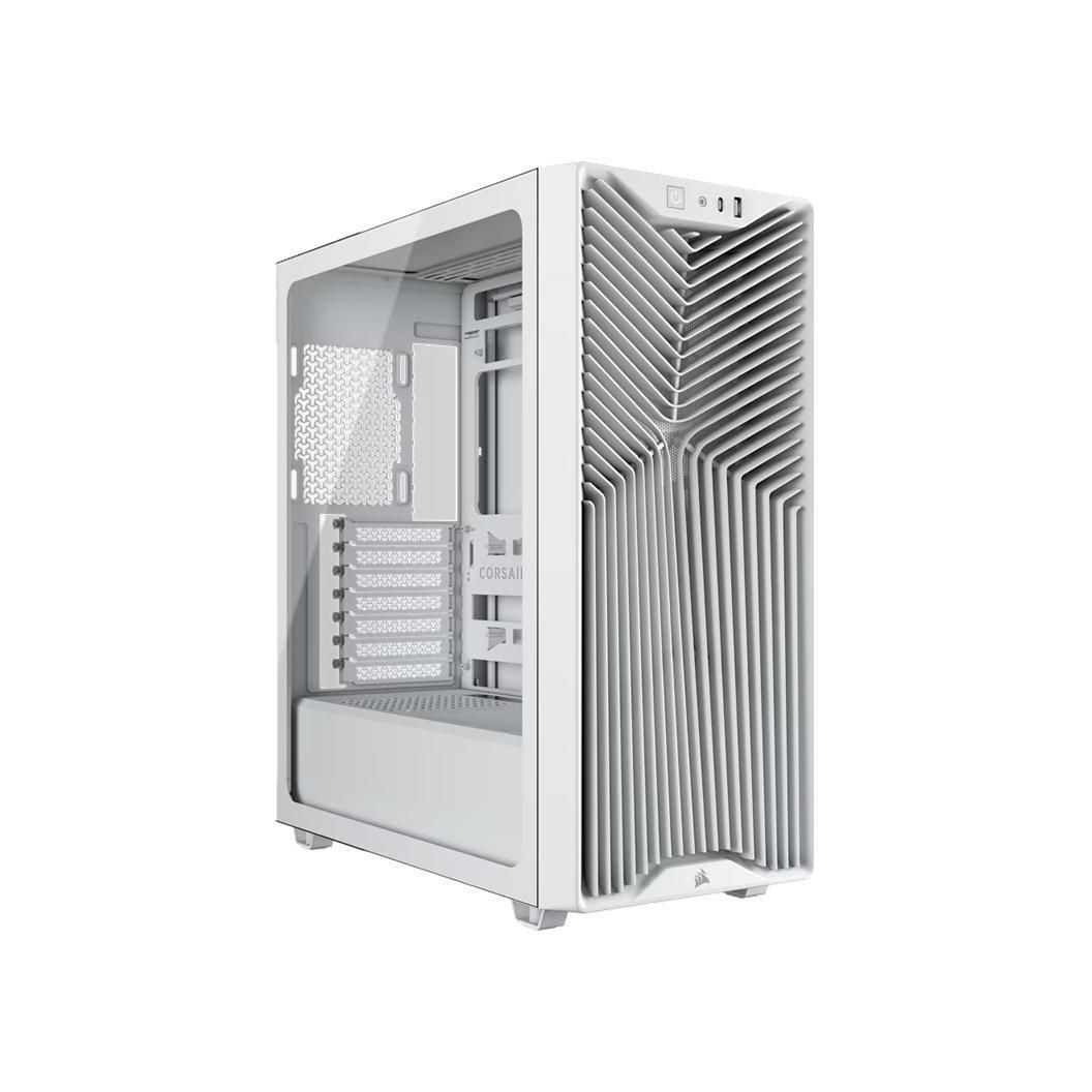 Corsair 3200D RS White Mid-Tower PC Case ATX mATX ITX 400MM GPU 165MM CPU 360MM RAD USB-C