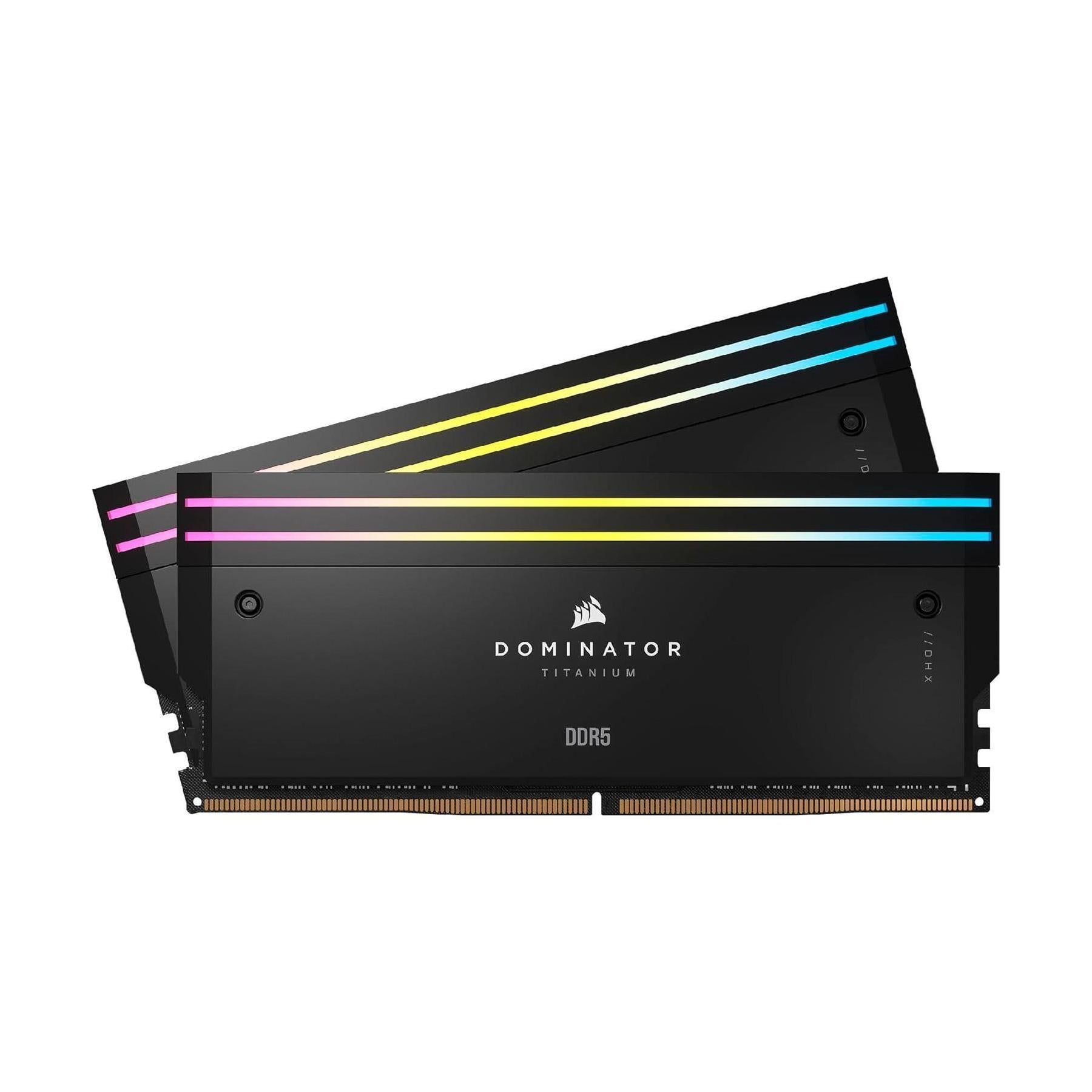 Corsair Dominator Titanium RGB 32GB DDR5 6400MT/s CL32 Memory Kit Black