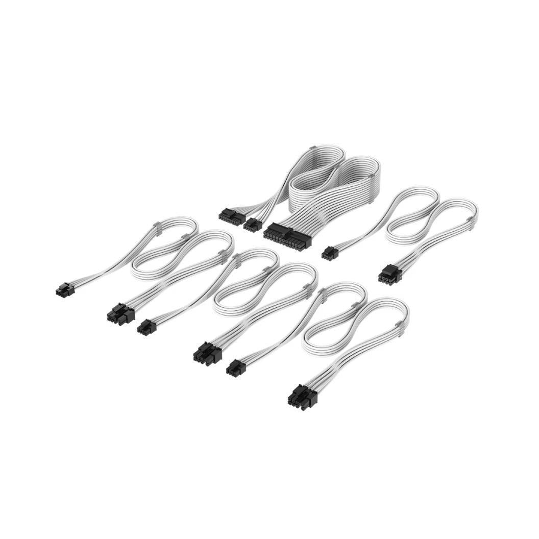 Corsair Elite Premium Individually Sleeved Type-4 PSU Cables Starter Kit White