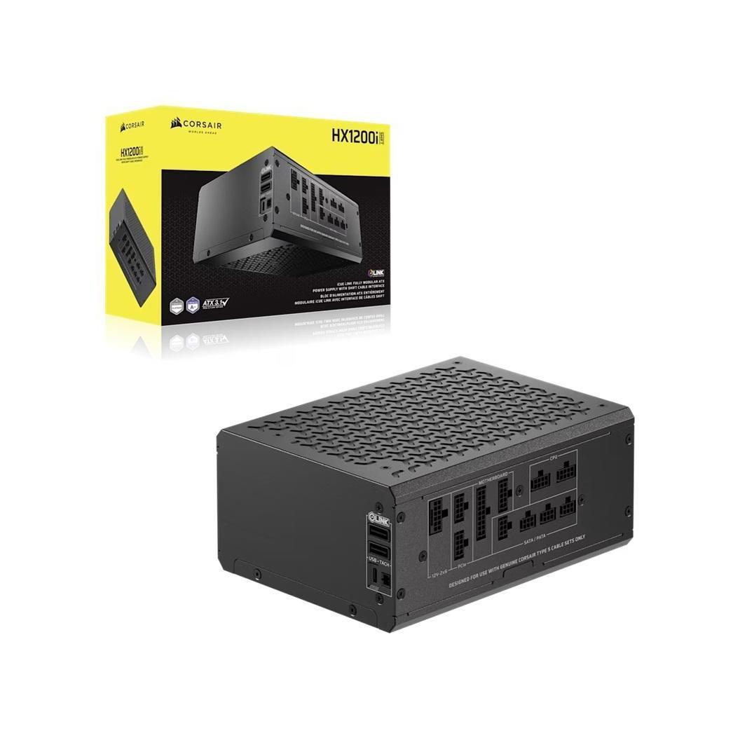 Corsair HX1200i SHIFT Fully Modular Platinum ATX Power Supply ATX 3.1 8x PATA...