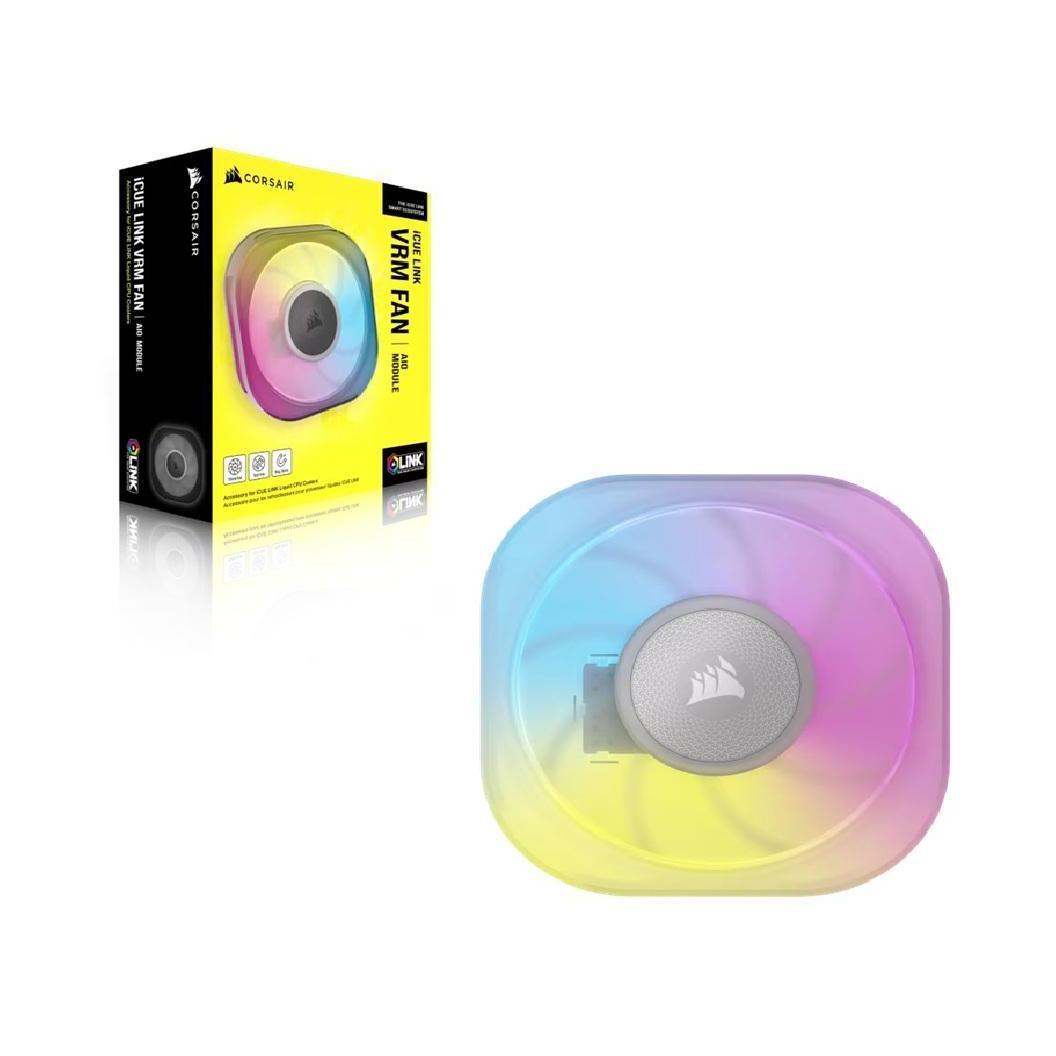 Corsair iCUE LINK CapSwap Module – VRM Fan – White – 70×70×15 mm 3000 RPM 20....