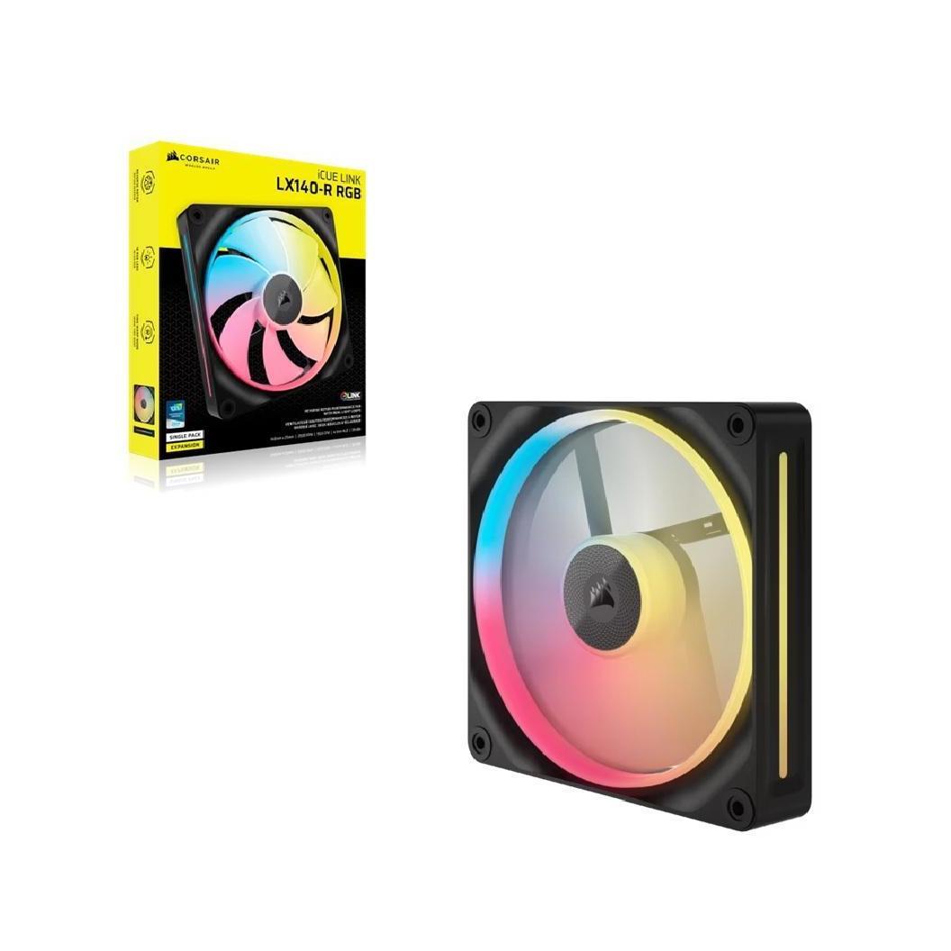 Corsair iCUE LINK LX140-R RGB 140mm PWM Reverse Fan Black