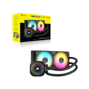 Corsair NAUTILUS 240 RS ARGB Liquid CPU Cooler Black 240mm 2x PWM Fans RGB
