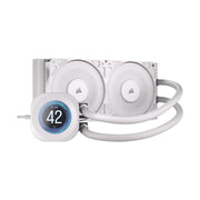 Corsair NAUTILUS 240 RS LCD Liquid CPU Cooler White 240mm 2x PWM Fans AM5/LGA1851