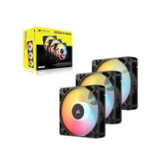 Corsair RS120-R ARGB 120mm PWM Reverse Fans Triple Pack Black