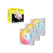 Corsair RS120-R ARGB 120mm PWM Reverse Fans Triple Pack White