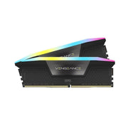 Corsair Vengeance RGB 32GB (2x16GB) DDR5 6000MHz C36 Black Desktop Gaming Memory