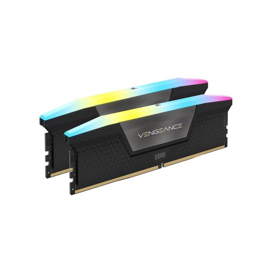 Corsair Vengeance RGB 32GB DDR5 5200MHz C40 Desktop Gaming Memory Black