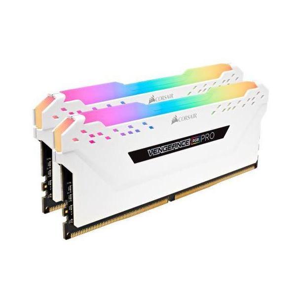 Corsair Vengeance RGB PRO 16GB DDR4 3000MHz C15 White Desktop Gaming Memory