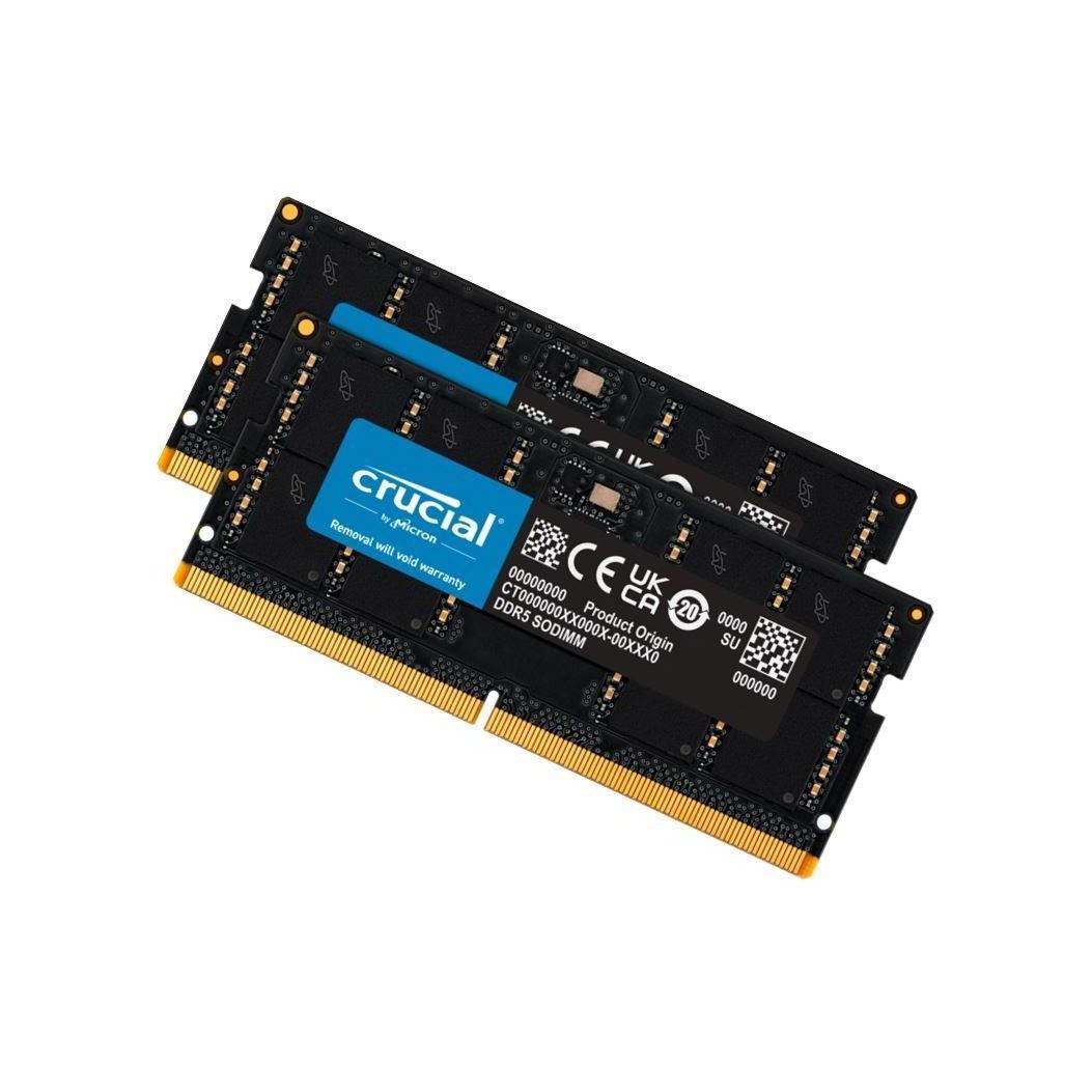 Crucial 16GB 4800MHz DDR5 SODIMM C40 1.1V Notebook Memory
