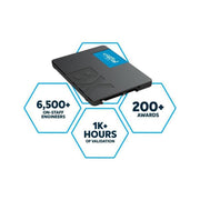 Crucial BX500 4TB 2.5" SATA III 540/500MB/s SSD 7mm
