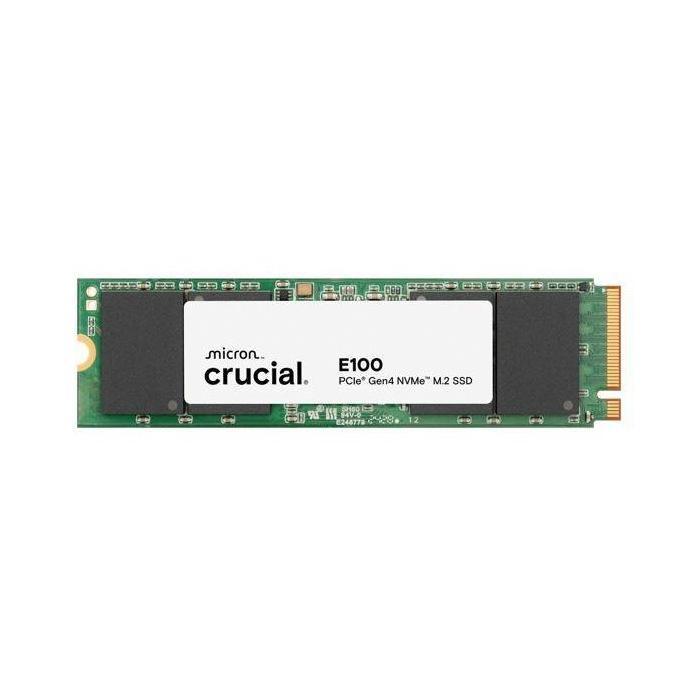 Crucial E100 2TB Gen4 NVMe SSD 5000/4500 MB/s R/W 100TBW 350K/460K IOPS 1M hr...