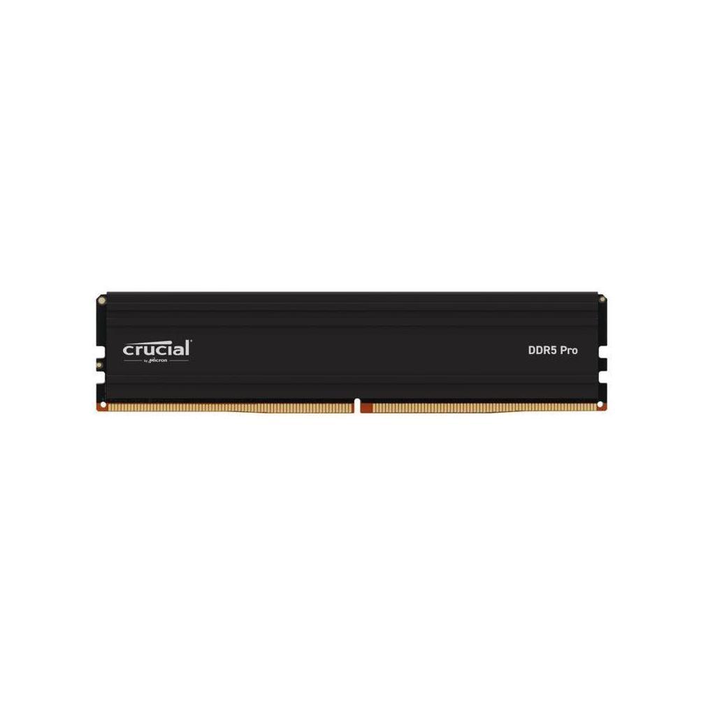 Crucial Pro 32GB DDR5 5600MHz CL46 UDIMM Black Desktop Memory