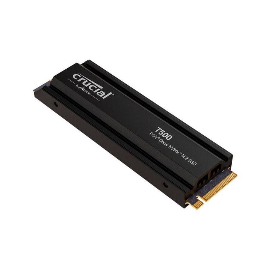 Crucial T500 2TB Gen4 NVMe SSD Heatsink 7400/7000 MB/s R/W 1200TBW