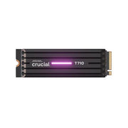 Crucial T710 2TB PCIe Gen5 NVMe 2280 SSD w Heatsink - 14500/13800 MB/s R/W 12...