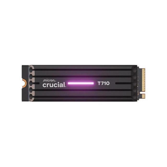 Crucial T710 4TB PCIe Gen5 NVMe SSD w Heatsink 14500/13800MB/s 2400TBW