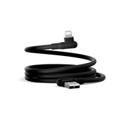 Cygnett Right Angled Silicone Lightning to USB-A Cable 0.7M 2.4A/12W 480Mbps