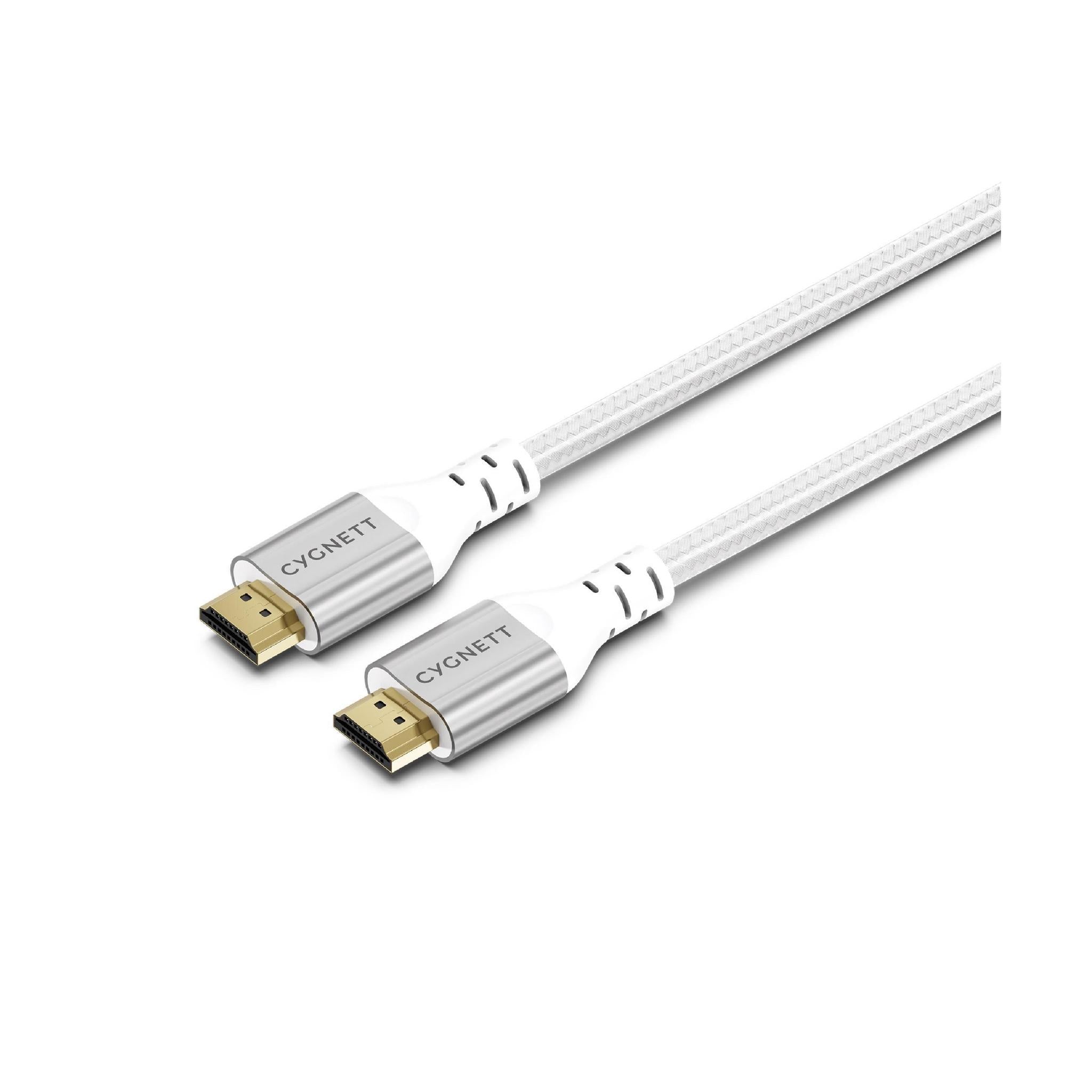 Cygnett Unite 8K HDMI Cable 1.5M White Supports 8K 60Hz 4K 120Hz 48Gbps
