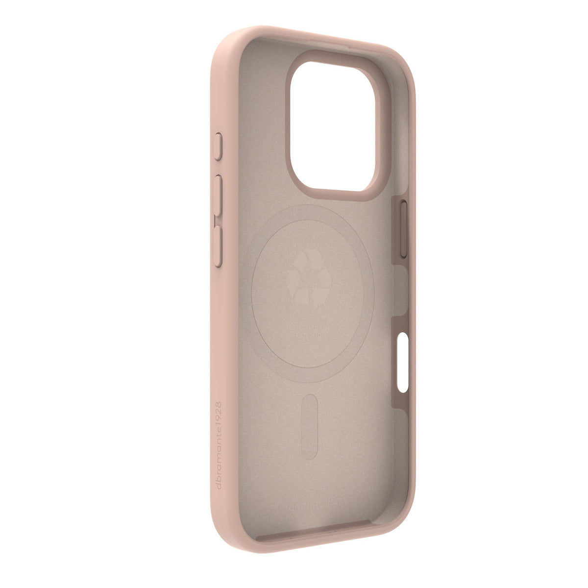 dbramante1928 Silicone Case with MagSafe for iPhone 16 Pro Pink