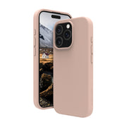 dbramante1928 Silicone Case with MagSafe for iPhone 16 Pro Pink