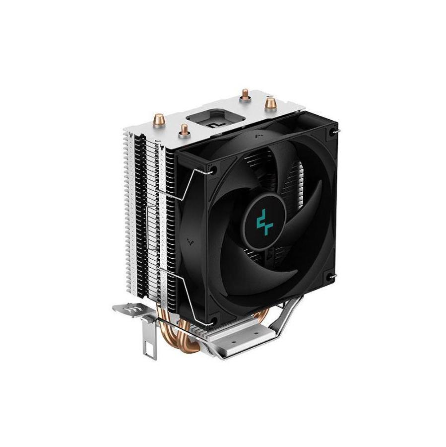 DeepCool AG200 Compact Single-Tower CPU Cooler 2 Copper Heat Pipes 92 mm FDB ...