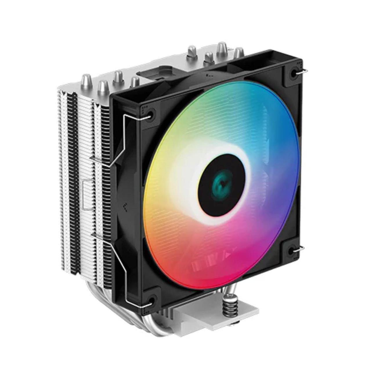 DEEPCOOL AG400 LED CPU Cooler 4 Heat Pipes 6 Colour LED 120mm PWM Fan
