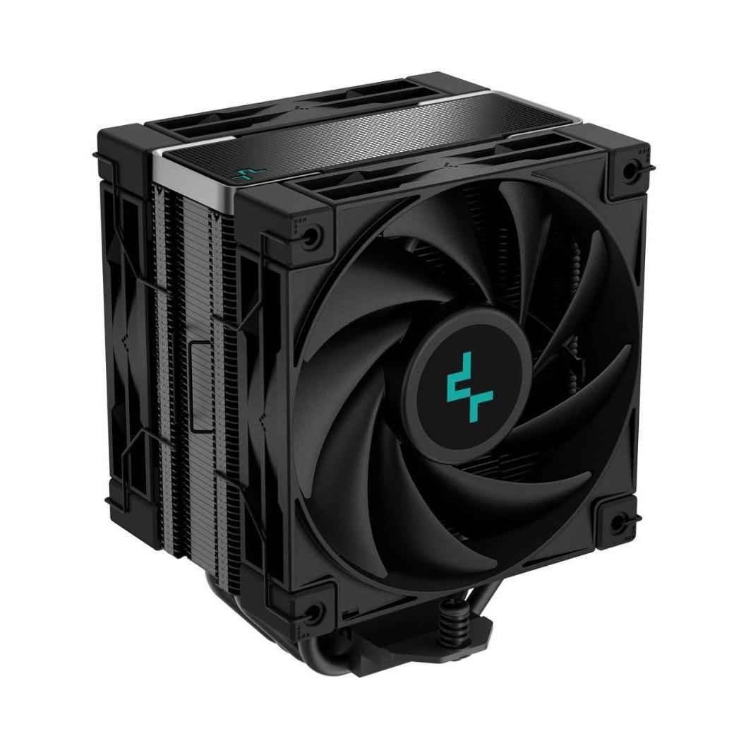 DEEPCOOL AK400 Zero Dark Plus 4 Heat Pipes FDB Fan Intel LGA1851/700 AMD AM4/5 CPU Cooler