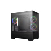 DeepCool CG380 3F Panoramic Dual Tempered Glass Micro ATX Case 3 Pre-installe...