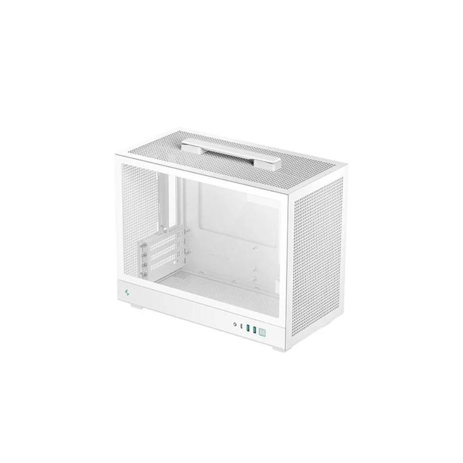 DEEPCOOL CH160 PLUS WH Portable Micro-ATX Case USB3.0x2 Type-Cx1 AudioMic