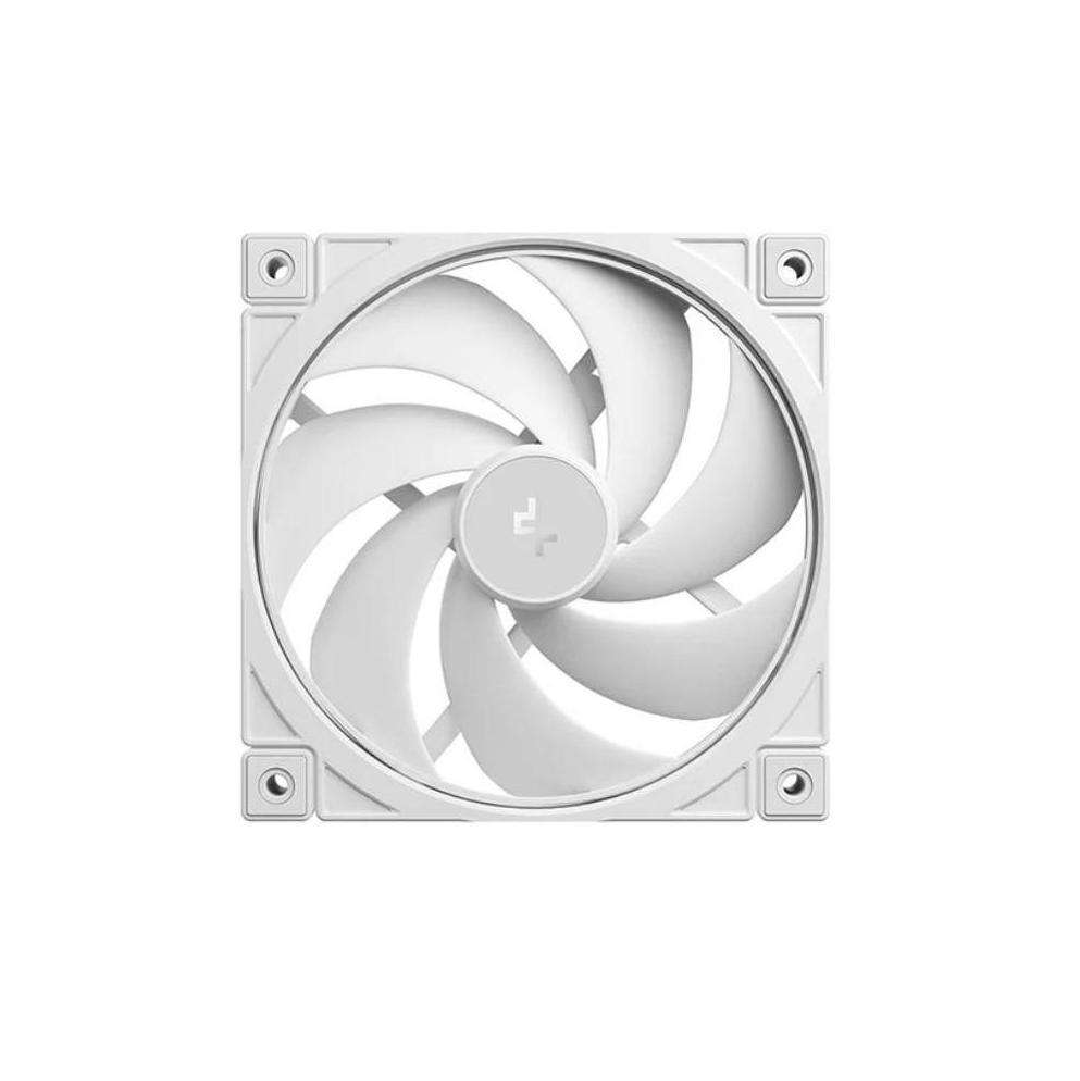 DeepCool FD12 V2 WH 120mm 4-Pin PWM Silent Ring Case Fans 500-2500RPM Hydro Bearing