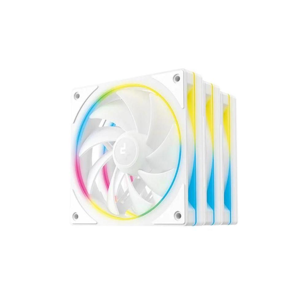 DeepCool FL12 SE WH 3 Pack 120mm Performance ARGB Fans Hydro Bearing 120×120×...
