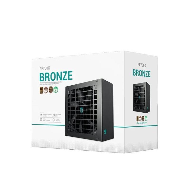 DEEPCOOL PF700X 700W 80+ BRONZE ATX POWER SUPPLY 120MM FAN DCDC JTC ATX12V V2.52