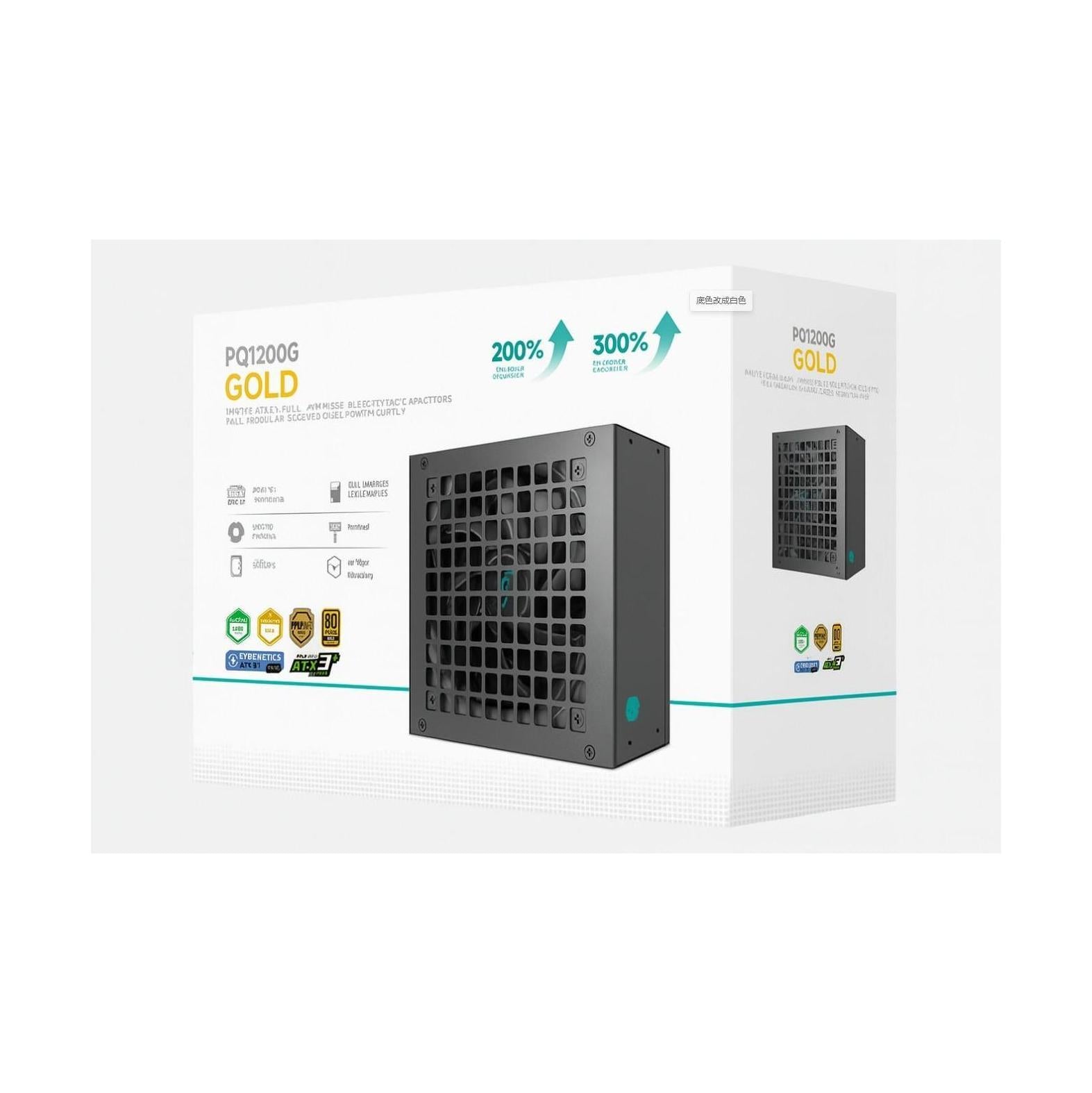 DeepCool PQ1200G 1200W Gamer Storm 80+ Gold/Cybenetics Fully Modular ATX Powe...