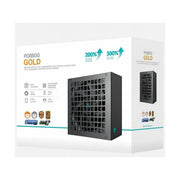 DEEPCOOL PQ850G 850W 80+ GOLD FULLY MODULAR ATX POWER SUPPLY 120MM FAN JAPANESE CAPS DCDC