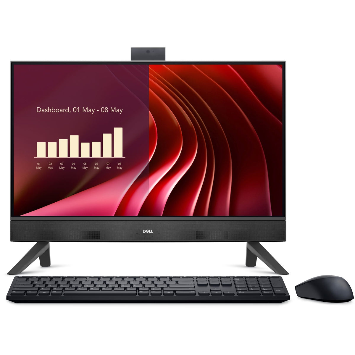 Dell AIO 24 EC24250 - Core 7 150U - 16GB RAM 2x8GB - 1TB SSD - WI-FI - KB Mouse