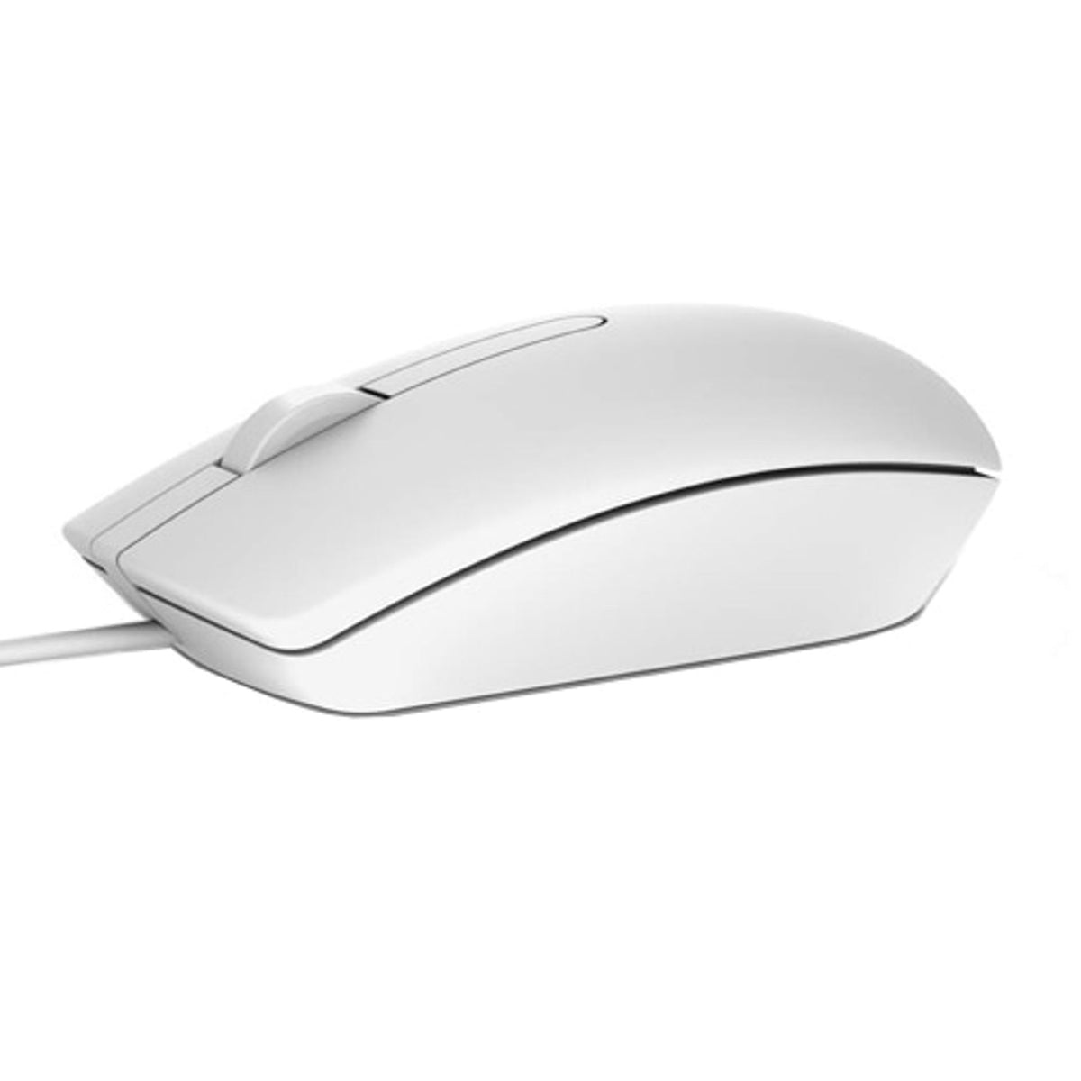 Dell MS116 White USB Optical Mouse 1000dpi Scroll Wheel