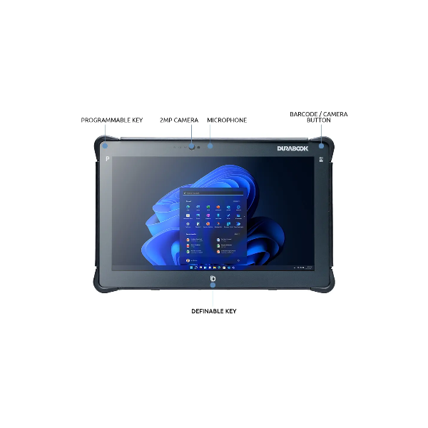 Durabook R11 11.6" FHD i5-1235U 8GB 256GB PCIe SSD Wi-Fi 6E Bluetooth v5.3 Cam