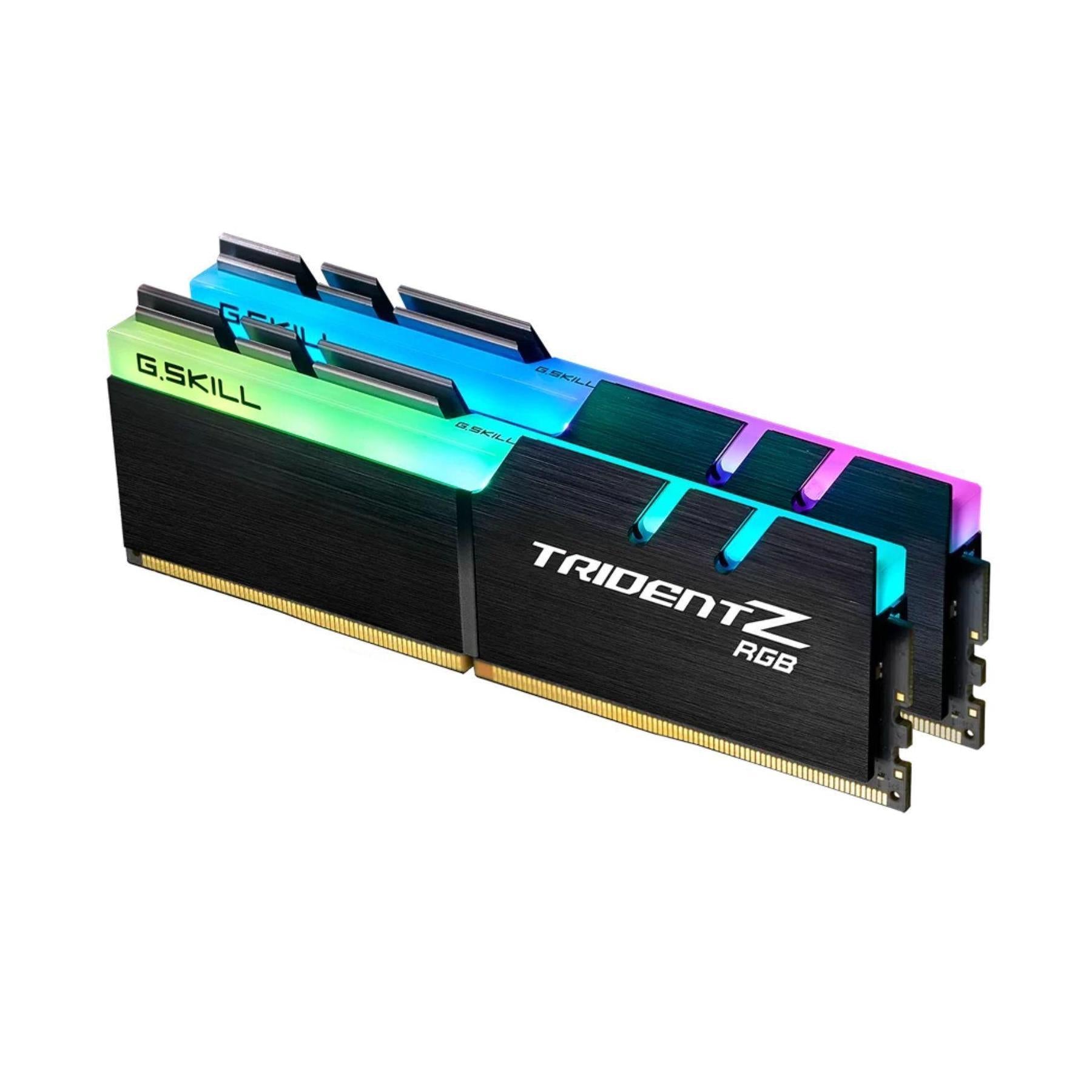 G.SKILL F4-3200C16D-32GTZR 32GB (2 x 16GB)/ PC4-25600 / DDR4 3200 Mhz/ Timing...