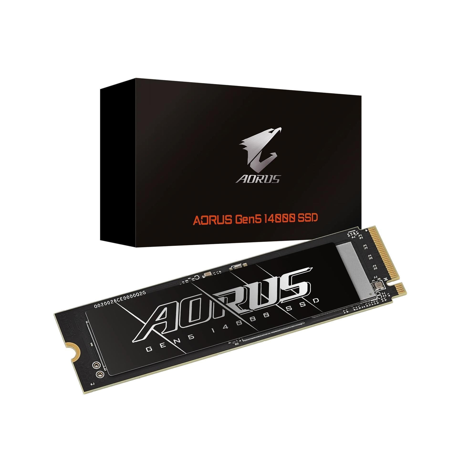 Gigabyte AORUS Gen5 14000 1TB NVMe PCIe5 M.2 SSD 13600/10200MB/s