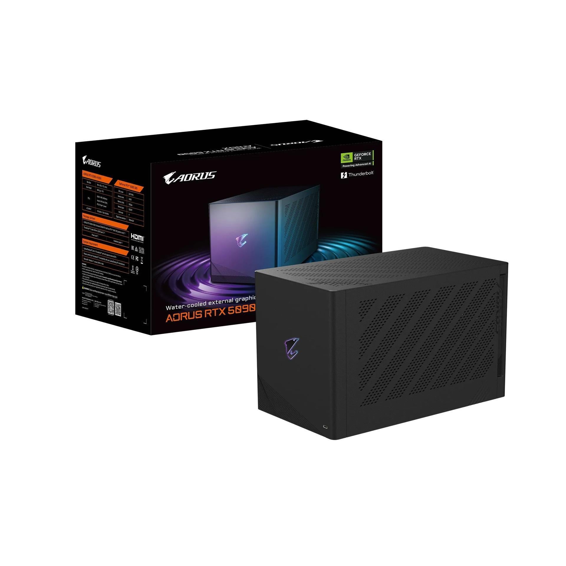 Gigabyte AORUS RTX 5090 AI BOX 32GB GDDR7 2407MHz 512-bit Graphics Card