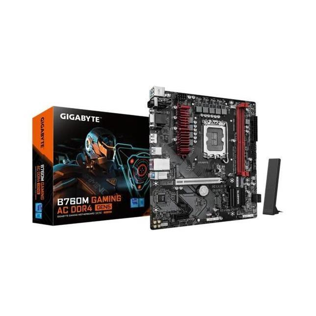 Gigabyte B760M GAMING AC DDR4 LGA1700 Wi-Fi PCIe 5.0 x16 Motherboard