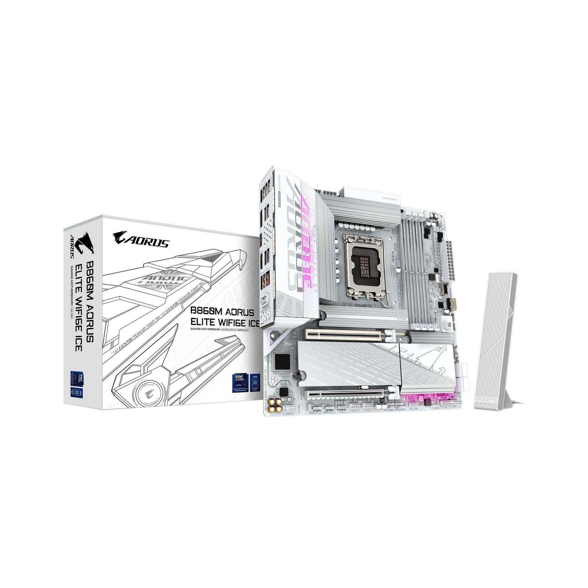Gigabyte B860M A ELT WF6E ICE 1.0 4x DDR5 3x M.2 Motherboard