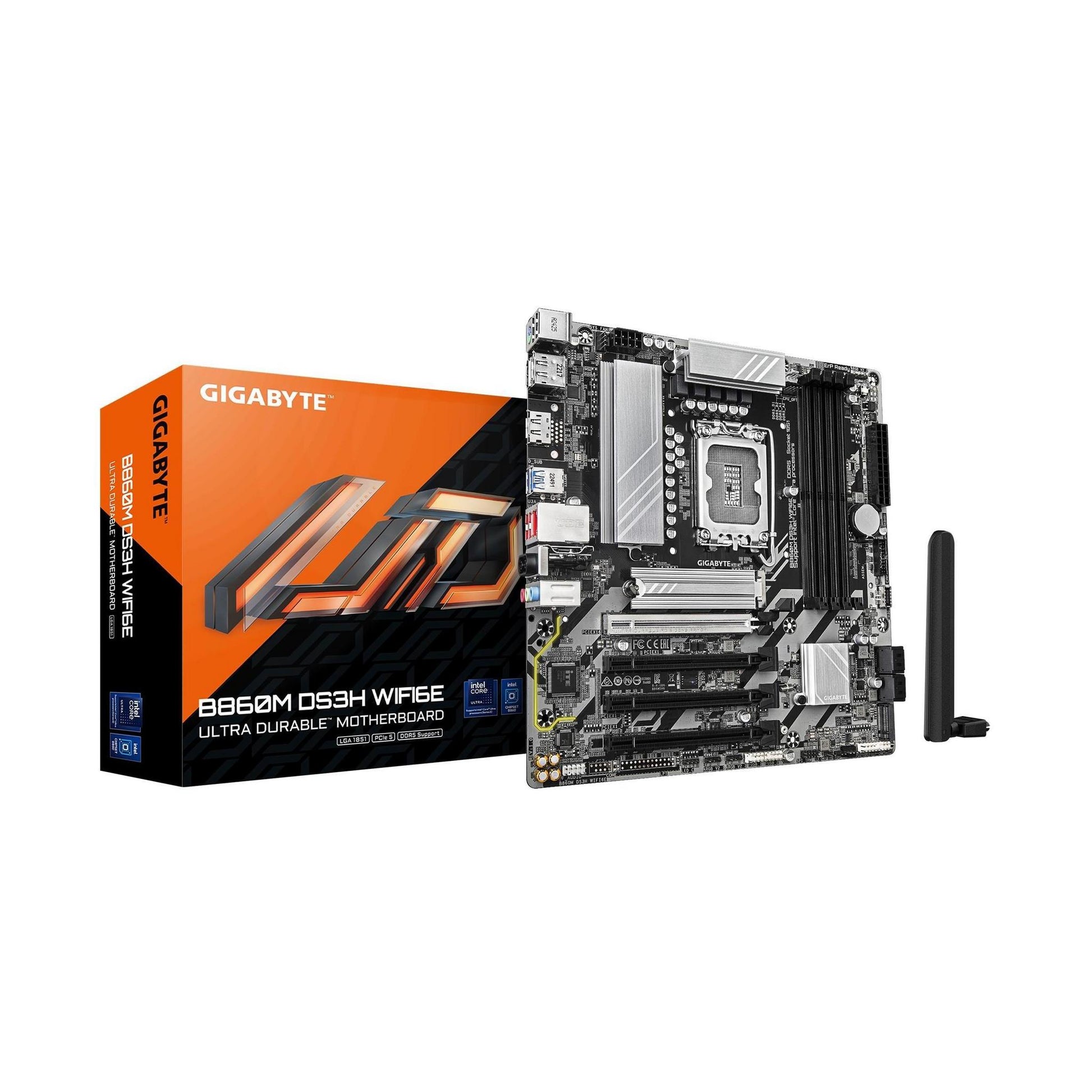 Gigabyte B860M DS3H WIFI6E 4x DDR5 2x M.2 Motherboard